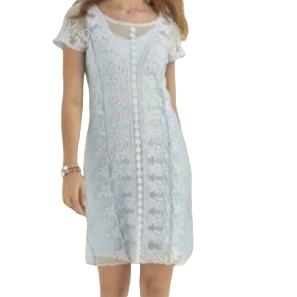 Sundance Womans‎ PXL Lined Elegant Sheer Lace Dress